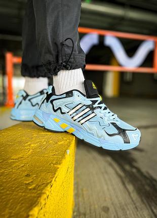 Кроссовки adidas response x bad bunny для мужчин серые кожа/текстиль удобные кроссы для мужчин 43