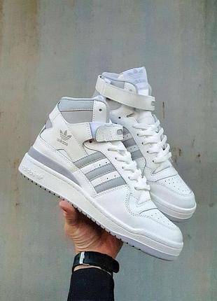Мужские кроссовки adidas forum для мужчин замша удобные стильные повседневные кроссы адидас 44