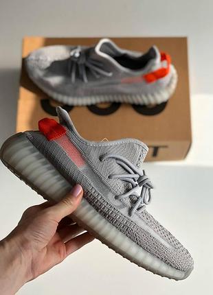 Мужские кроссовки adidas yeezy boost 350 кроссы адидас изи для мужчин адики изики повседневные стильные серые