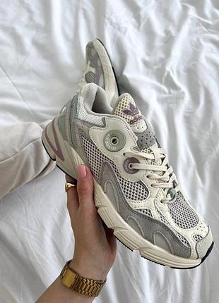 Жіночі кросівки adidas astir кроси адідас астір для жінок зручні повсякденні білі шкіра абіки 39