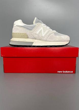 Кросівки new balance 574, legacy white брак 41й 26см