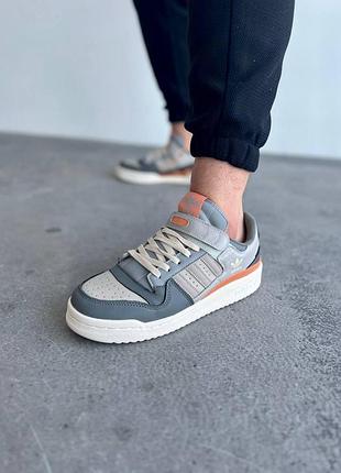 Мужские кроссовки adidas forum белые удобные легкие кеды для мужчин адидас