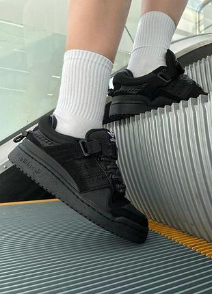 Мужские кроссовки adidas forum кроссы адидас форум для мужчин замша кеды адики удобные замша черные