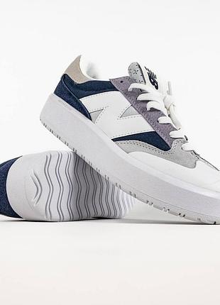 Жіночі кросівки new balance ct302 white blue, стильні та комфортні кроси нью беланс