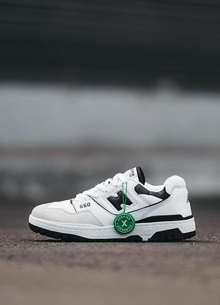 Жіночі кросівки new balance 550 білі для жінок стильні ньюбики повсякденні