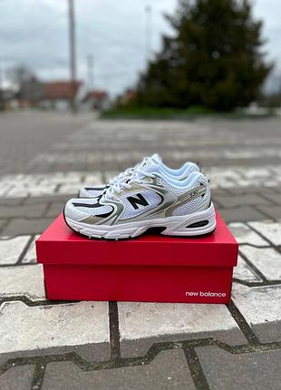 Жіночі кросівки new balance 530 білі повсякденні для жінок стильні