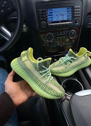 Кроссы adidas boost 350 для женщин ткань удобные адики изи качественные трендовые женские кроссовки адидас 38