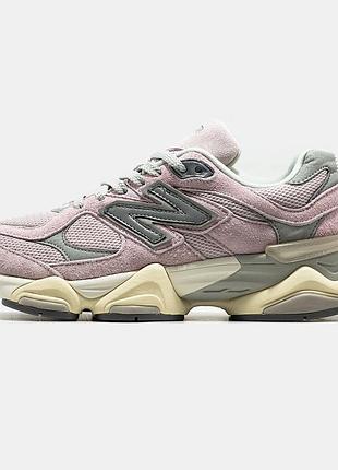 Нью беланс замшевые женские кроссовки new balance 9060 розового цвета 40