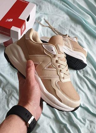 Кроссовки new balance 574 замшевые бежевые, женская модель нью беланс 39