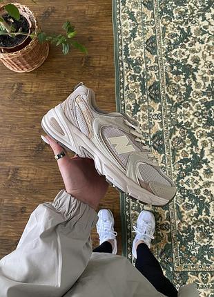 Женские кроссовки new balance 530 белые для женщин с амортизирующей подошвой 39