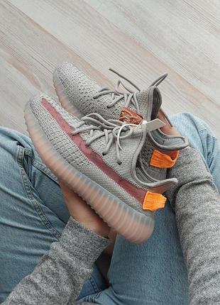 Женские кроссовки adidas yeezy boost 350 серые для женщин изики легкие адидас 37