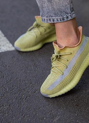 Мужские кроссовки adidas yeezy boost 350 кроссы адидас изи для мужчин адики изики повседневные тканевые 41