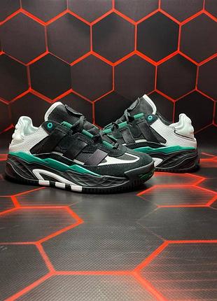 Мужские кроссовки adidas niteball для мужчин адики повседневные стильные удобные черные 44