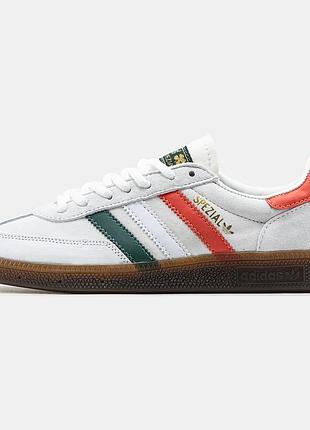 Мужские кроссовки adidas spezial кроссы адидас спешл для мужчин замша белые стильные легкие кеды 44