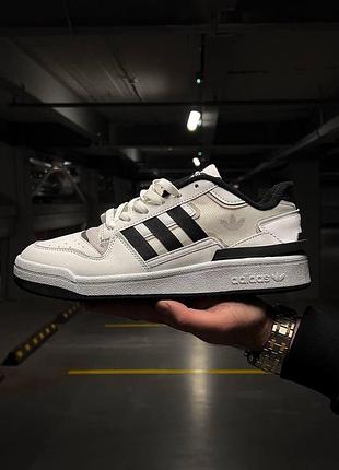 Жіночі кросівки adidas forum білі шкіряні адідас форум адіки кроси для жінок повсякденні модні 44