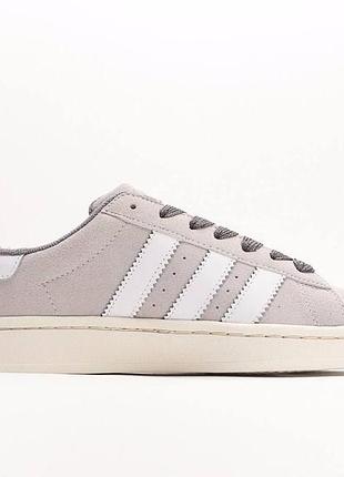 Кеды adidas campus серые для мужчин удобные замша адики 38
