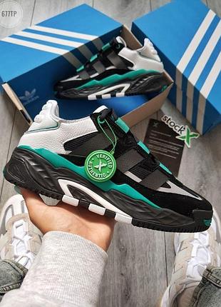 Мужские кроссовки adidas niteball кроссы адидас найтбол для мужчин адики повседневные удобные стильные черные
