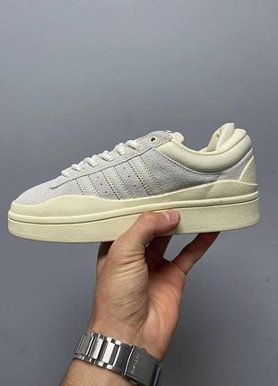 Кросівки adidas campus x bad bunny замшеві для жінок адідас кампус бід бані модні кроси повсякденні 37