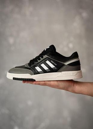 Чоловічі кросівки adidas drop step для чоловіків кеди адіки зручні шкіра чорні