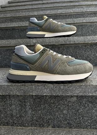 Чоловічі кросівки new balance 574 legacy stone island, класичний дизайн та зручність нью баланс 574