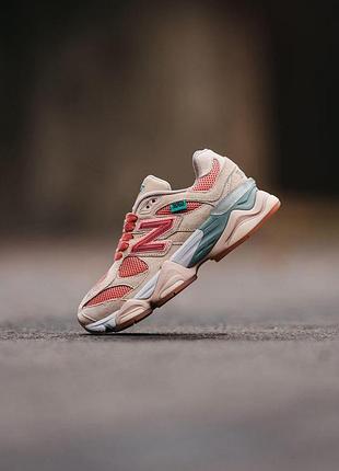 Кроссовки new balance 9060 pink женские, розовые с амортизацией спортивные кроссы 40