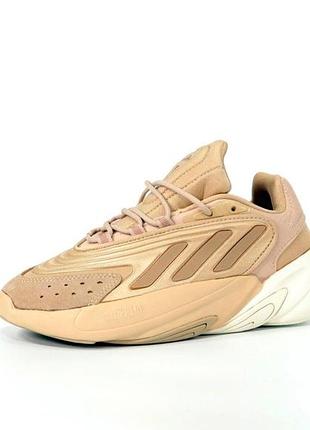 Женские кроссовки adidas ozweego adiprene кроссы адидас для женщин адики повседневные бежевые удобные 38