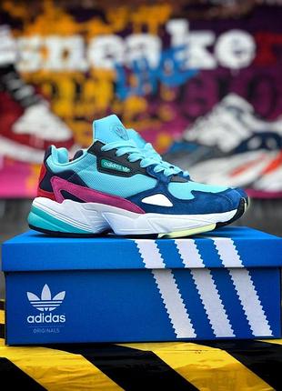 Жіночі кросівки adidas falcon кроси адідас фалкон для жінок адіки стильні зручні повсякденні