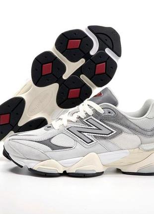 Женские замшевые нью беланс кроссовки серые new balance 9060 кросы 37