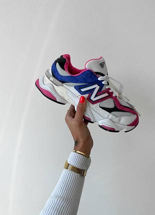 Жіночі замшеві кросівки new balance 9060, стильні та зручні нью беланс кроси для жінок