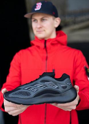 Чоловічі кросівки adidas yeezy boost 700 v3 чорні адідас зручні легкі текстиль кеди