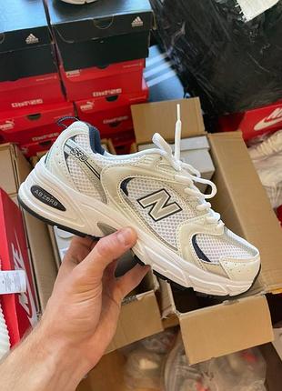 Кроссовки new balance 530 белые для женщин стильные повседневные нью беланс 530 41
