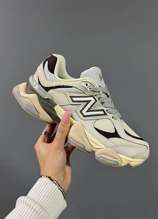 Кросівки для жінок new balance 9060, замшеві нью беланс, стильні та якісні