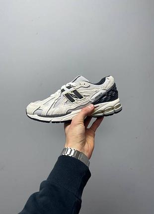 Кроссовки new balance m1906 для женщин легкие удобные серые сетка\кожа 38