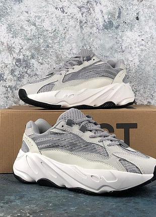 Женские кроссовки adidas yeezy 700 серые легкие тканевые изики для женщин с стильным дизайном адидас 39