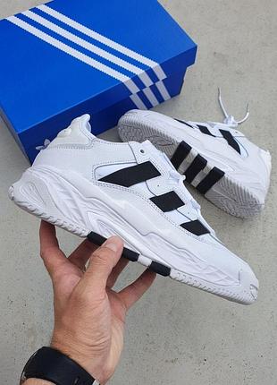Мужские кроссовки adidas niteball для мужчин белые удобные стильные повседневные