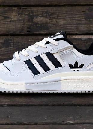Мужские кроссовки adidas forum exhibit low для мужчин замша кроссы адидас форумы удобные стильные повседневные