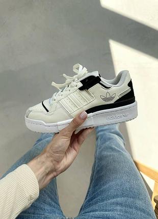 Женские кроссовки adidas forum exhibit low белые, стильные и удобные кроссовки адидас форум для женщин 42