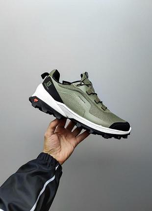 Зимние кроссовки salomon asc pro advanced для мужчин, хаки, теплые и водоотталкивающие