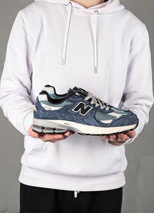Кроссовки new balance 2002r серые замшевые для женщин стильные повседневные ньюбики 41
