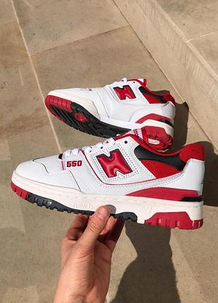 Женские кроссовки new balance 550 белые для женщин стильные повседневные ньюбики