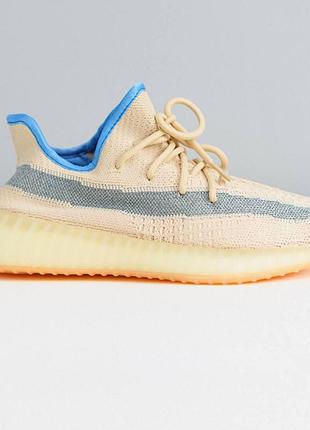Женские тканевые кроссовки adidas yeezy boost 350 адидас изики бежевые 37