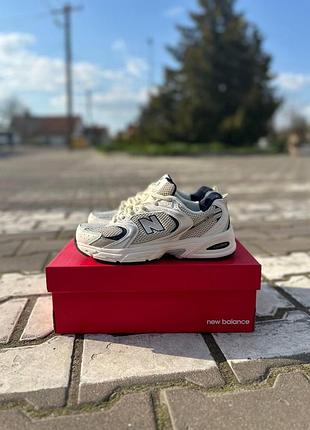 Женские белые кроссовки new balance 530 с сеткой для женщин стильные