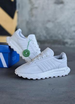 Женские кроссовки adidas retropy e5 белые легкие натуральна шкіра комфортные для женщин адидас 38
