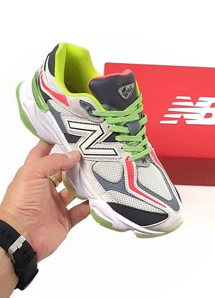 Женские кроссовки new balance 9060, нью беланс замшевые, удобные и качественные 38