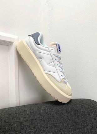 Кросівки new balance ct302 білі, практичні та стильні жіночі кроси для модних образів