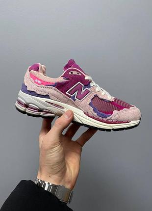 Женские кроссовки new balance 2002r розовые стильные замшевые для женщин 37