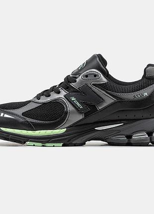 New balance 2002r кроссовки для мужчин серые кожа/сетка удобные легкие белые ньюбики 43