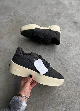 Кроссовки adidas forum low для мужчин замша кеды удобные черные адики 44