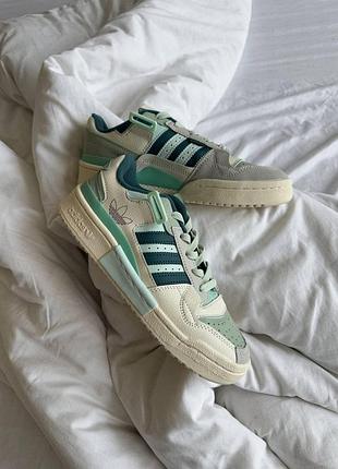 Кросівки adidas forum exhibit low білі для жінок, модні та легкі адіки