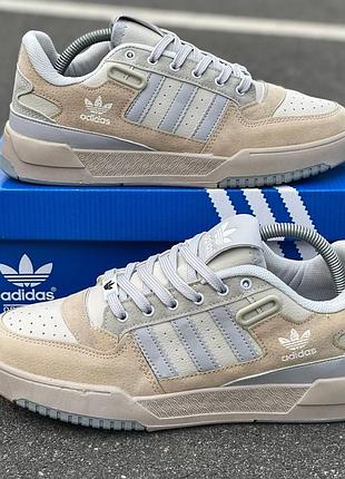 Мужские кроссовки adidas forum для мужчин адики форумы замша удобные стильные повседневные